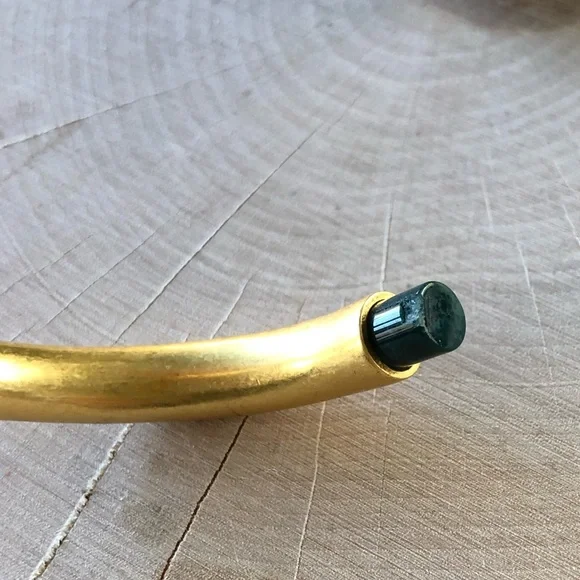 Sold* Madewell Gold Hinged Bangle Bracelet - Picture 6 of 6